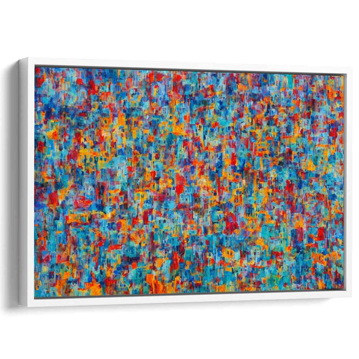Spectrum of Dreams: Abstract Color Fusion Canvas Art