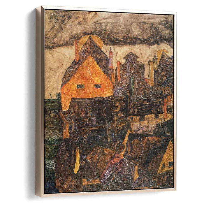 Krumau on the Molde (1912) by Egon Schiele