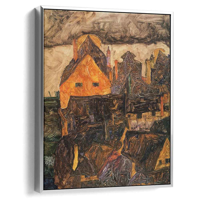 Krumau on the Molde (1912) by Egon Schiele