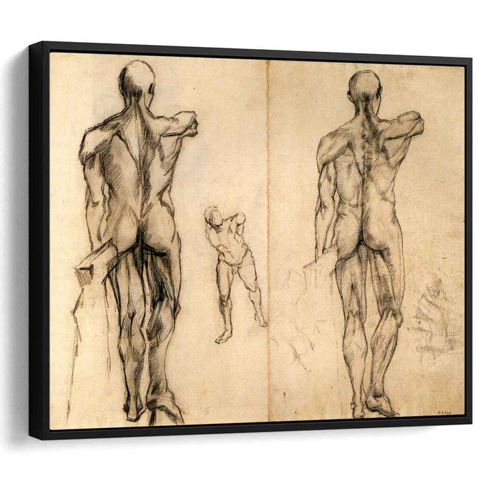 L'Ecorche and Borghese Gladiator (1887) by Vincent van Gogh