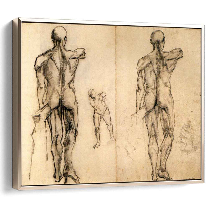 L'Ecorche and Borghese Gladiator (1887) by Vincent van Gogh