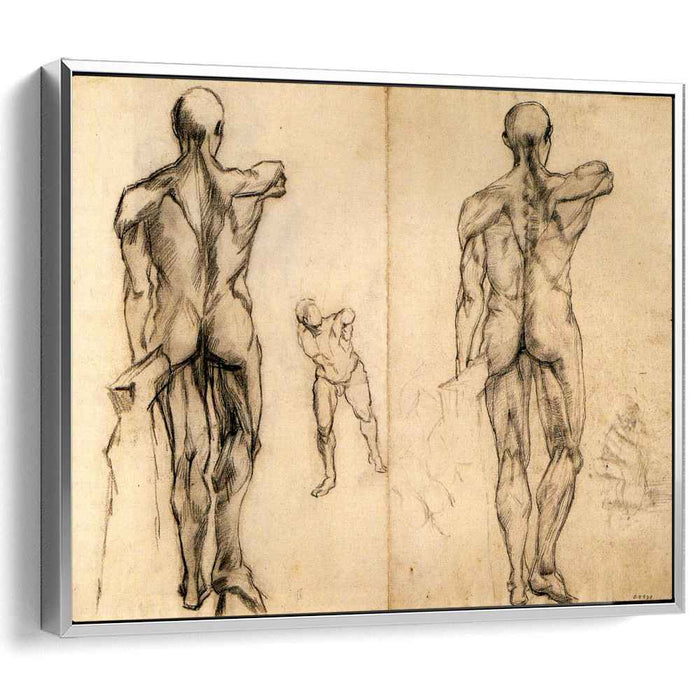 L'Ecorche and Borghese Gladiator (1887) by Vincent van Gogh