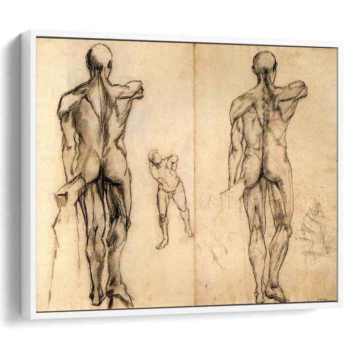 L'Ecorche and Borghese Gladiator (1887) by Vincent van Gogh