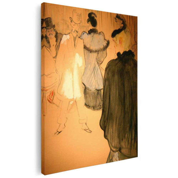 La Goulue and Paul Lescau (1894) by Henri de Toulouse-Lautrec