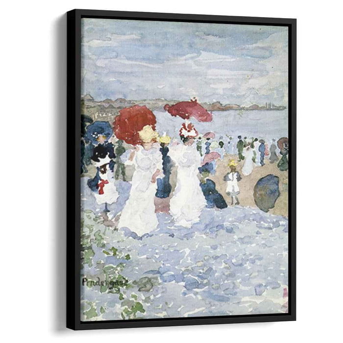 Ladies with Parasols (1897) by Maurice Prendergast