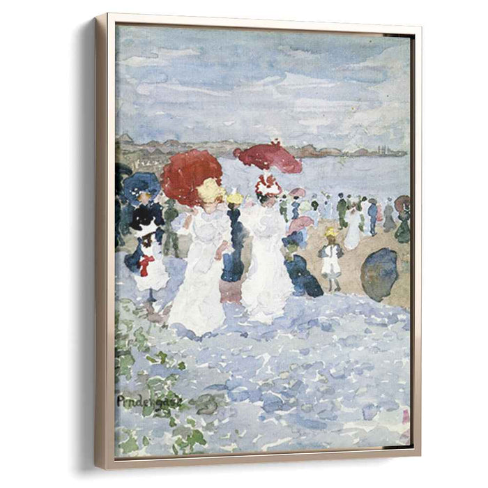 Ladies with Parasols (1897) by Maurice Prendergast