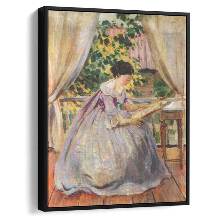 Lady Embroidering (1901) by Victor Borisov-Musatov