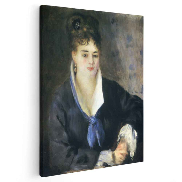 Lady in a Black Dress (1876) by Pierre-Auguste Renoir