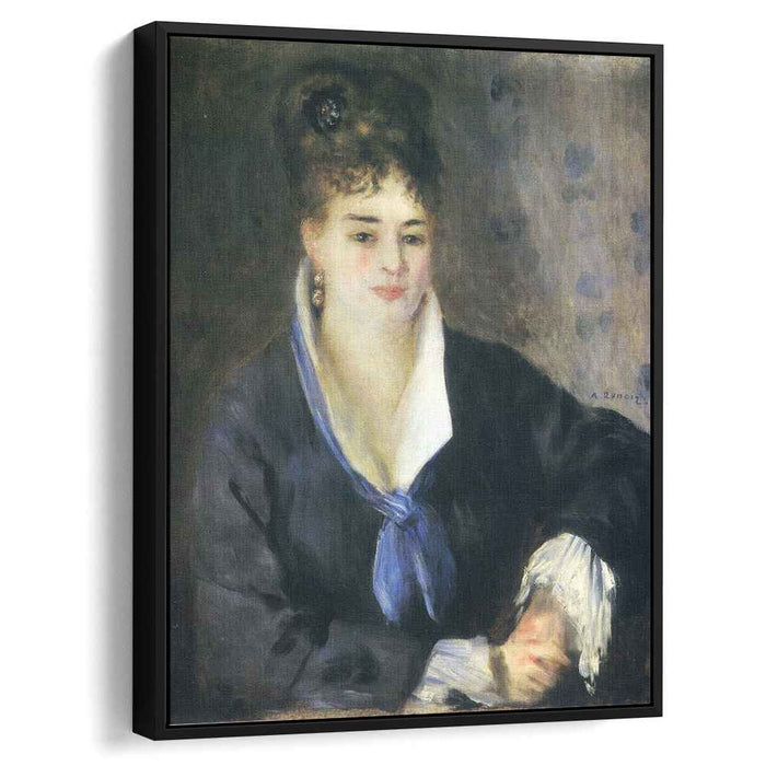 Lady in a Black Dress (1876) by Pierre-Auguste Renoir