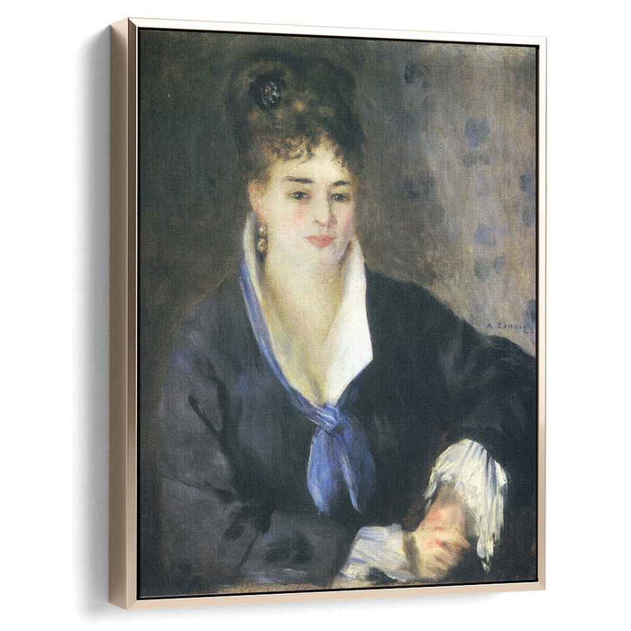 Lady in a Black Dress (1876) by Pierre-Auguste Renoir