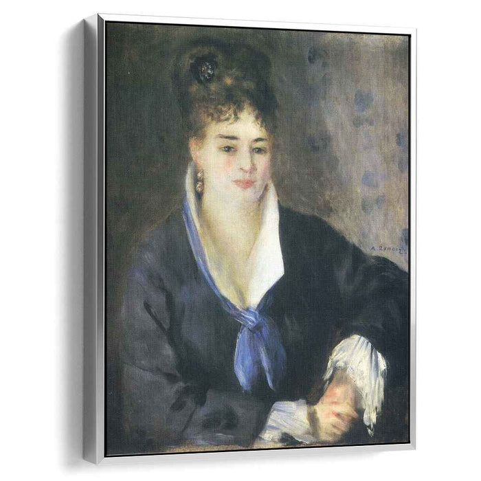 Lady in a Black Dress (1876) by Pierre-Auguste Renoir