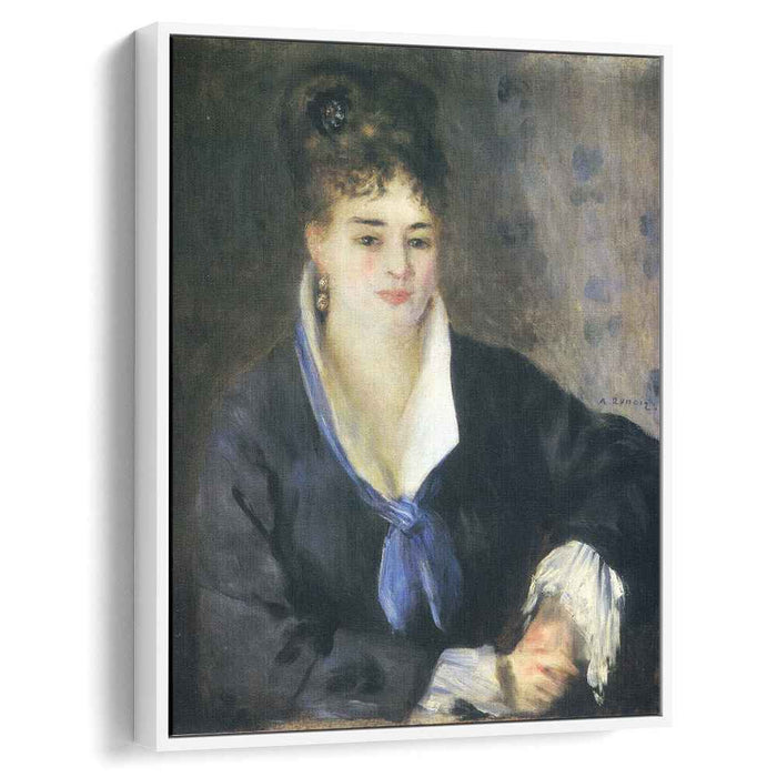 Lady in a Black Dress (1876) by Pierre-Auguste Renoir