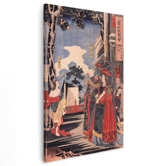 Lady Kayo by Utagawa Kuniyoshi