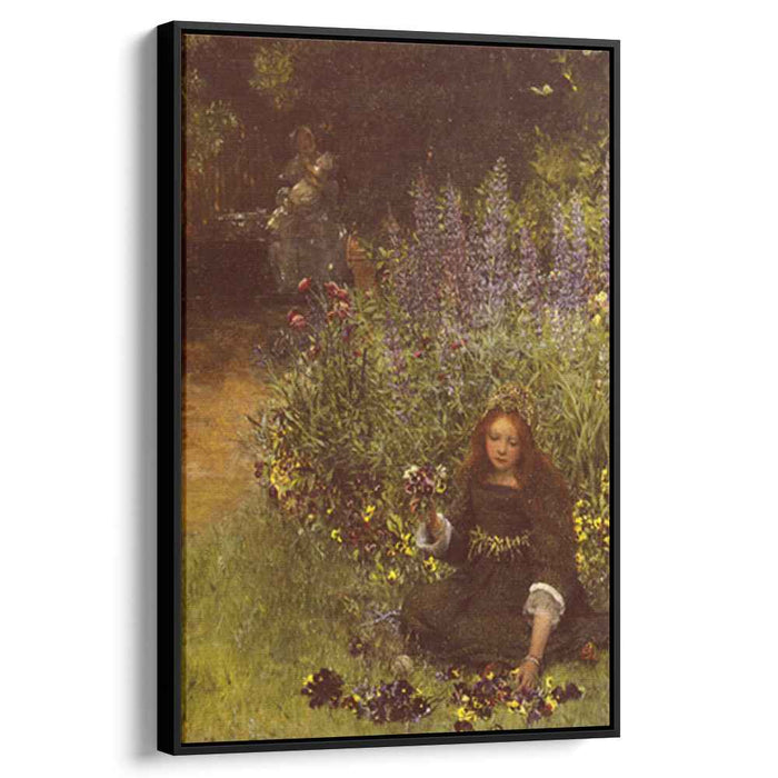 Lady Laura Teresa Gathering by Sir Lawrence Alma-Tadema