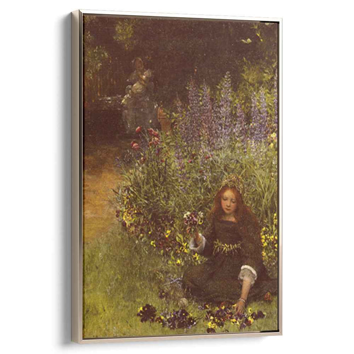 Lady Laura Teresa Gathering by Sir Lawrence Alma-Tadema