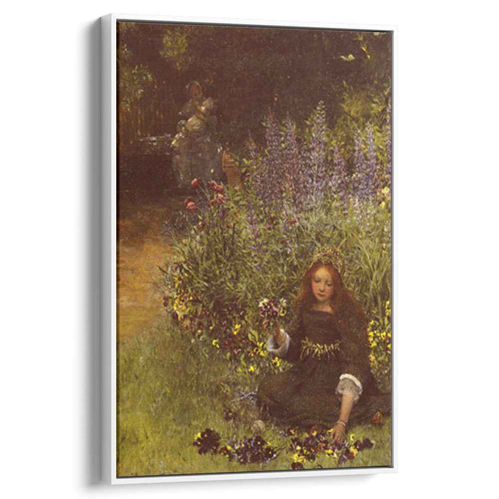 Lady Laura Teresa Gathering by Sir Lawrence Alma-Tadema