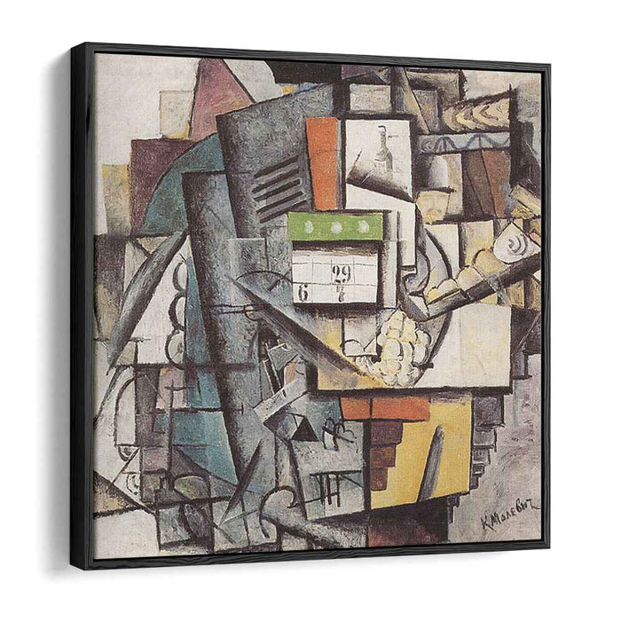 Lady on a Tram Station (1913) by Kazimir Malevich