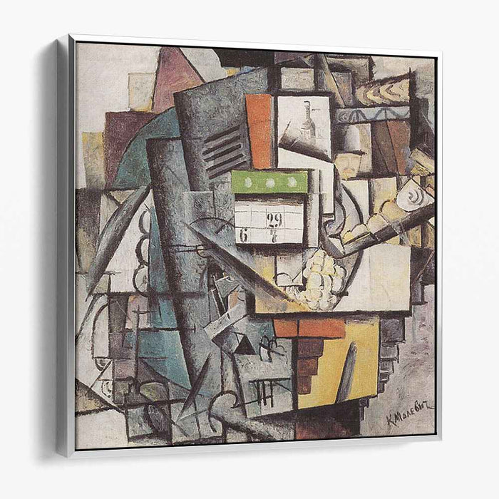 Lady on a Tram Station (1913) by Kazimir Malevich