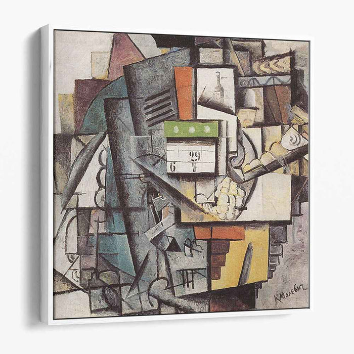 Lady on a Tram Station (1913) by Kazimir Malevich