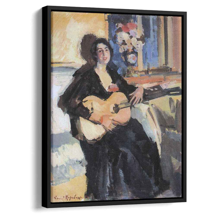 Lady with a Guitar (1911) by Konstantin Korovin