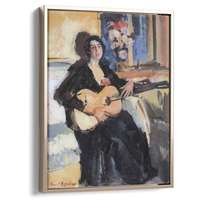 Lady with a Guitar (1911) by Konstantin Korovin
