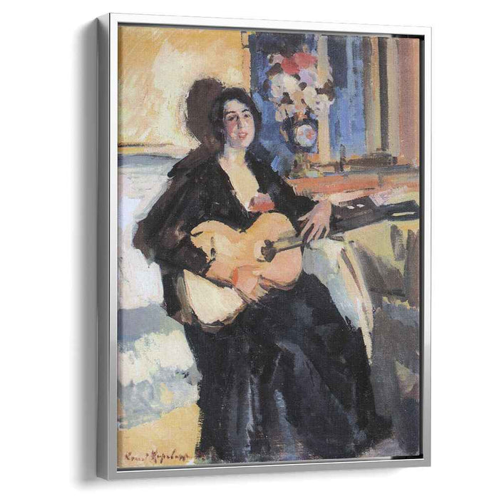 Lady with a Guitar (1911) by Konstantin Korovin