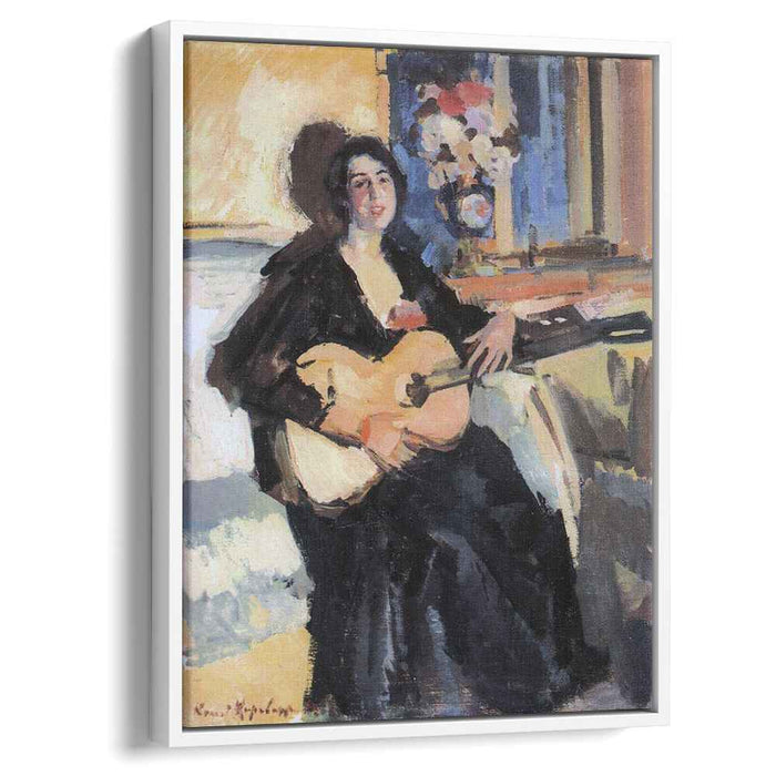 Lady with a Guitar (1911) by Konstantin Korovin