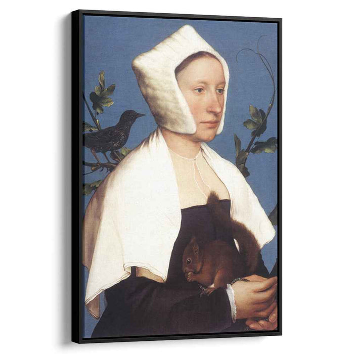 Lady with a Squirrel and a Starling (1527) by Hans Holbein the Younger