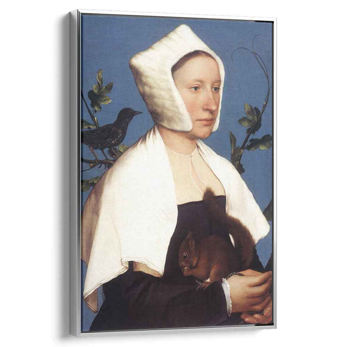 Lady with a Squirrel and a Starling (1527) by Hans Holbein the Younger