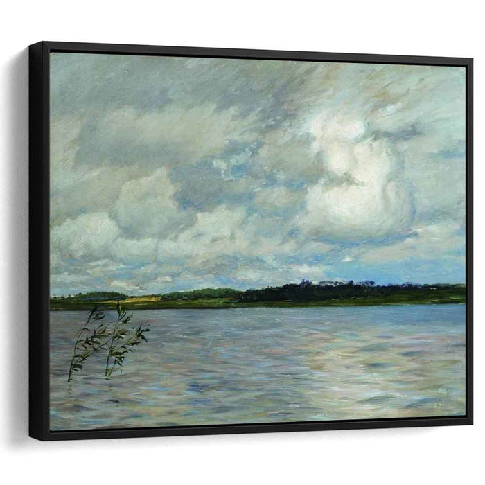 Lake. Gray day. (1895) by Isaac Levitan