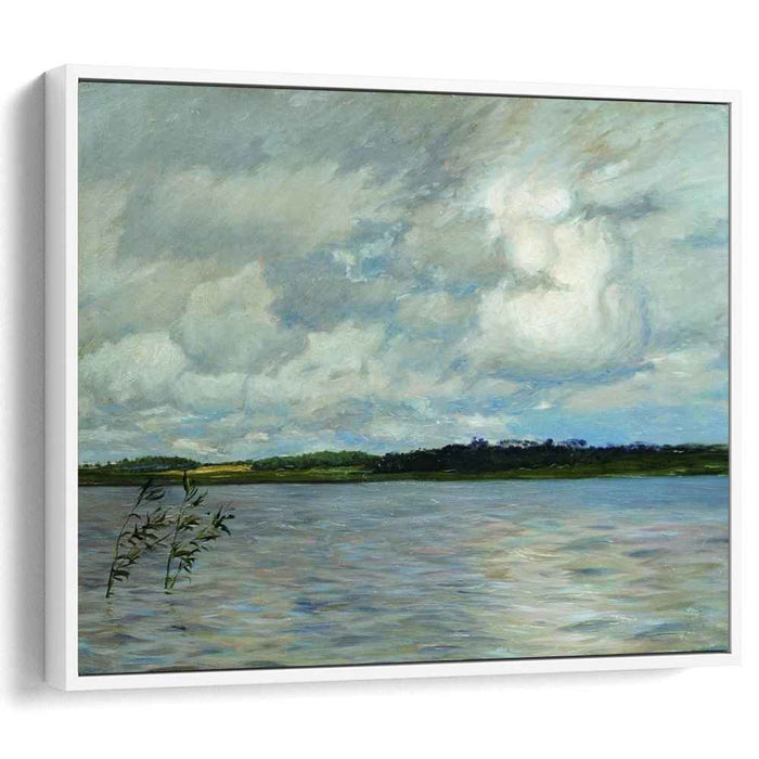 Lake. Gray day. (1895) by Isaac Levitan