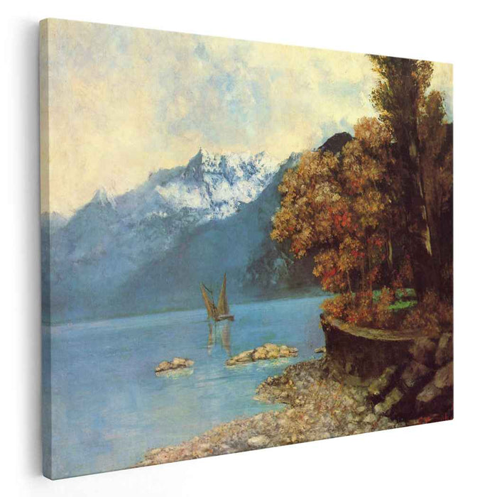 Lake Leman (1874) by Gustave Courbet
