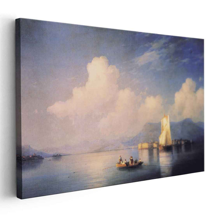 Lake Maggiore in the Evening (1858) by Ivan Aivazovsky