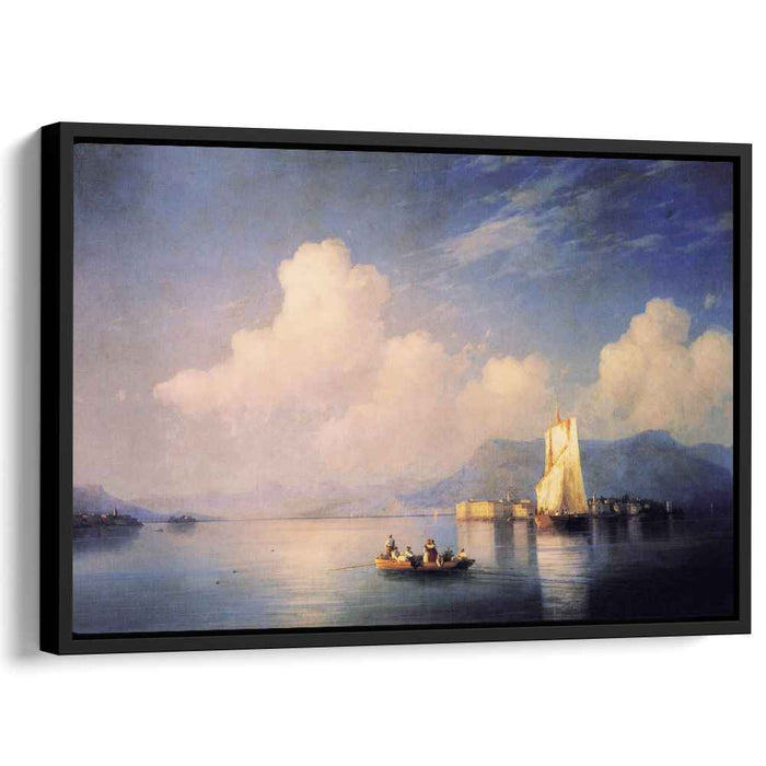 Lake Maggiore in the Evening (1858) by Ivan Aivazovsky