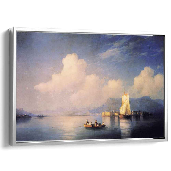 Lake Maggiore in the Evening (1858) by Ivan Aivazovsky