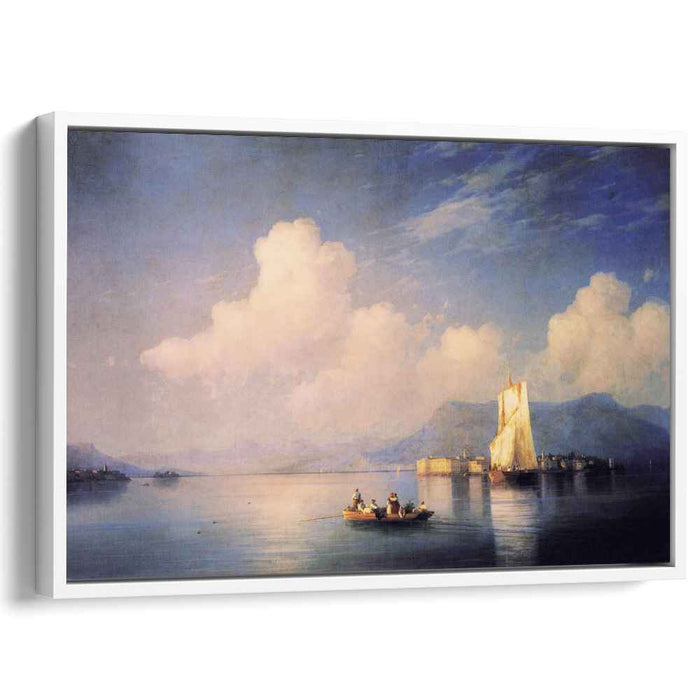Lake Maggiore in the Evening (1858) by Ivan Aivazovsky