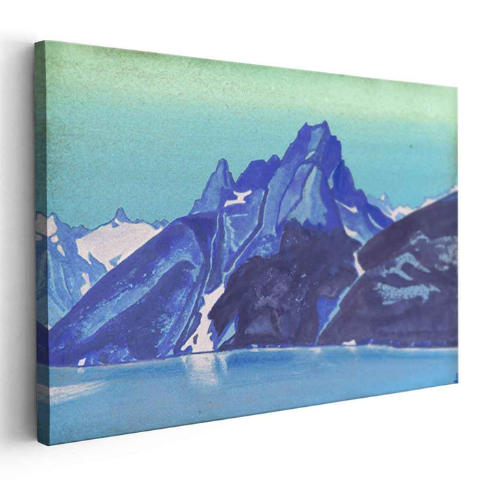 Lake of the Nagas. Kashmir. (1936) by Nicholas Roerich