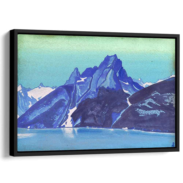 Lake of the Nagas. Kashmir. (1936) by Nicholas Roerich