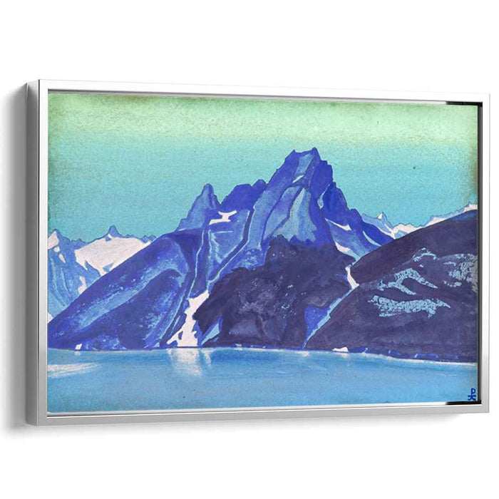 Lake of the Nagas. Kashmir. (1936) by Nicholas Roerich