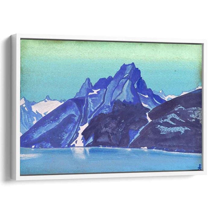 Lake of the Nagas. Kashmir. (1936) by Nicholas Roerich