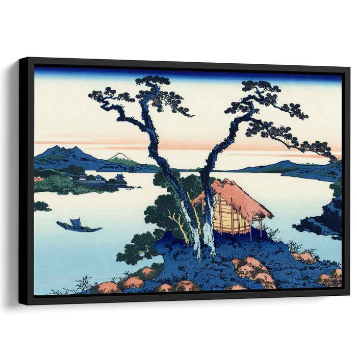 Lake Suwa in the Shinano province (1833) by Katsushika Hokusai