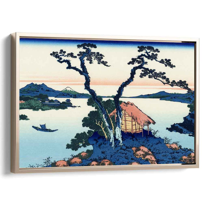 Lake Suwa in the Shinano province (1833) by Katsushika Hokusai