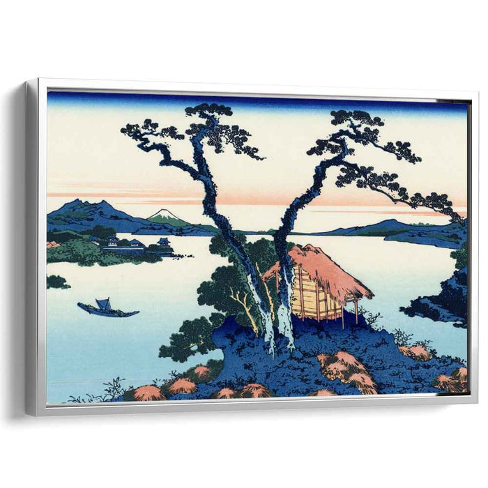 Lake Suwa in the Shinano province (1833) by Katsushika Hokusai