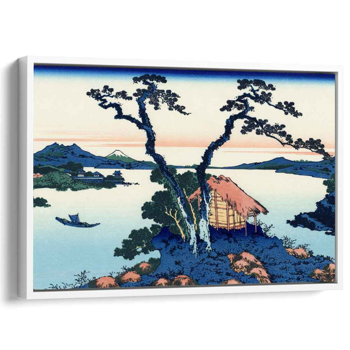Lake Suwa in the Shinano province (1833) by Katsushika Hokusai