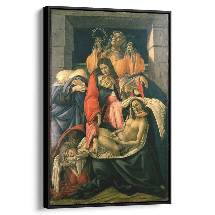Lamentation over the Dead Christ with Saints (1495) by Sandro Botticelli