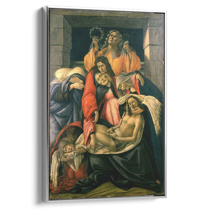 Lamentation over the Dead Christ with Saints (1495) by Sandro Botticelli
