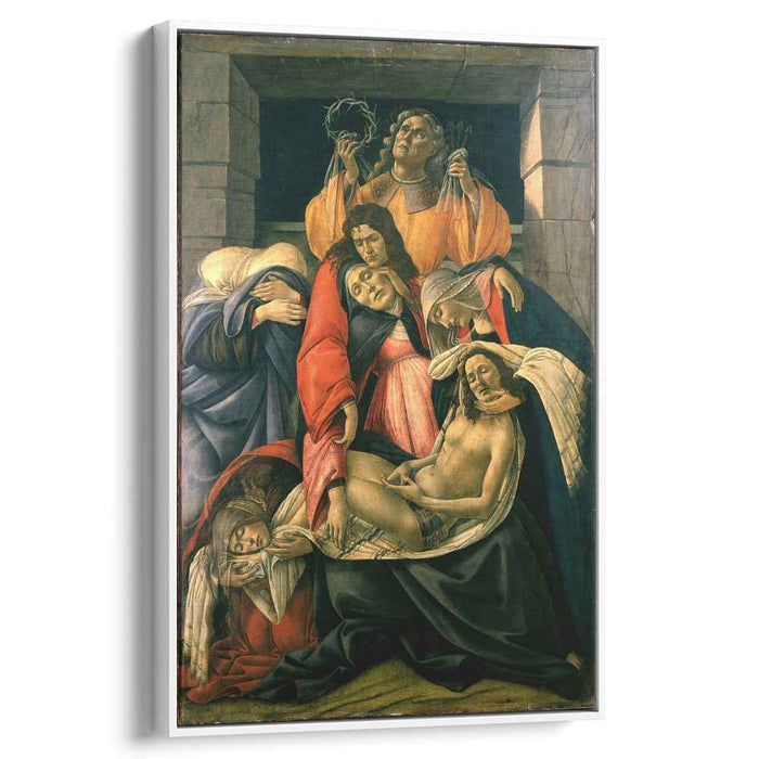 Lamentation over the Dead Christ with Saints (1495) by Sandro Botticelli