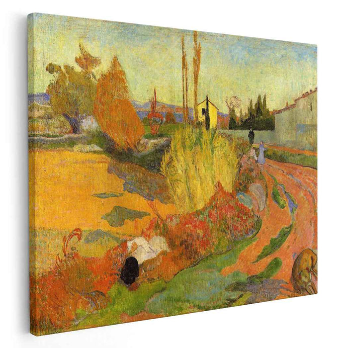 Landscape at Arles (1888) by Paul Gauguin