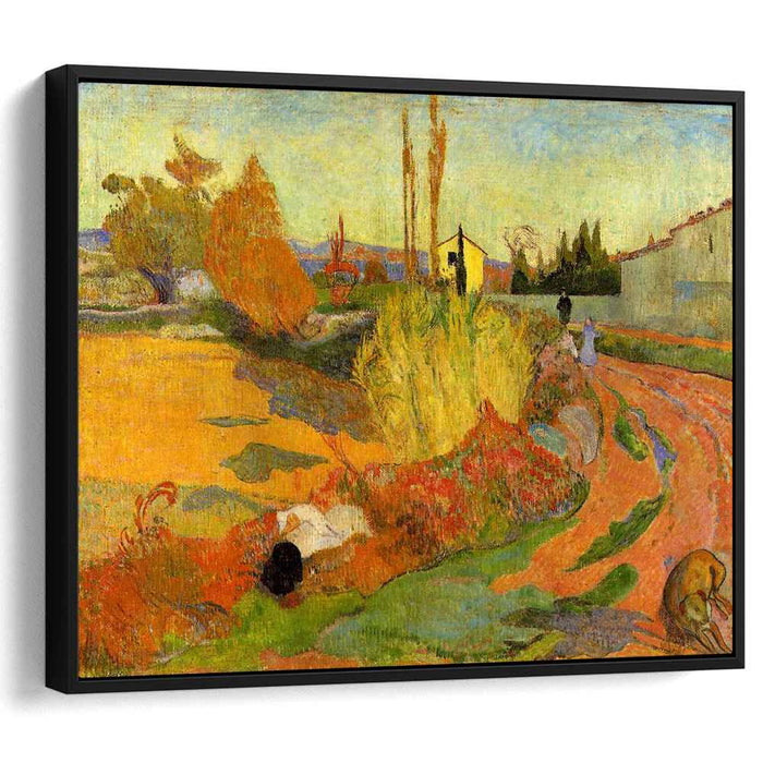 Landscape at Arles (1888) by Paul Gauguin