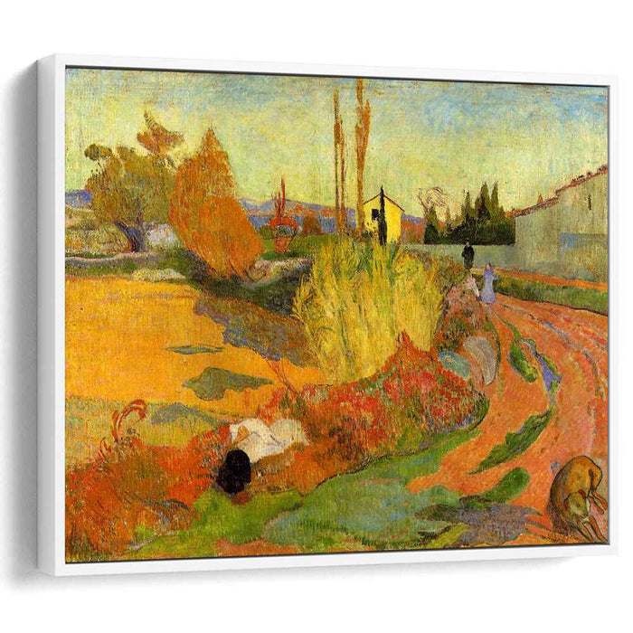 Landscape at Arles (1888) by Paul Gauguin